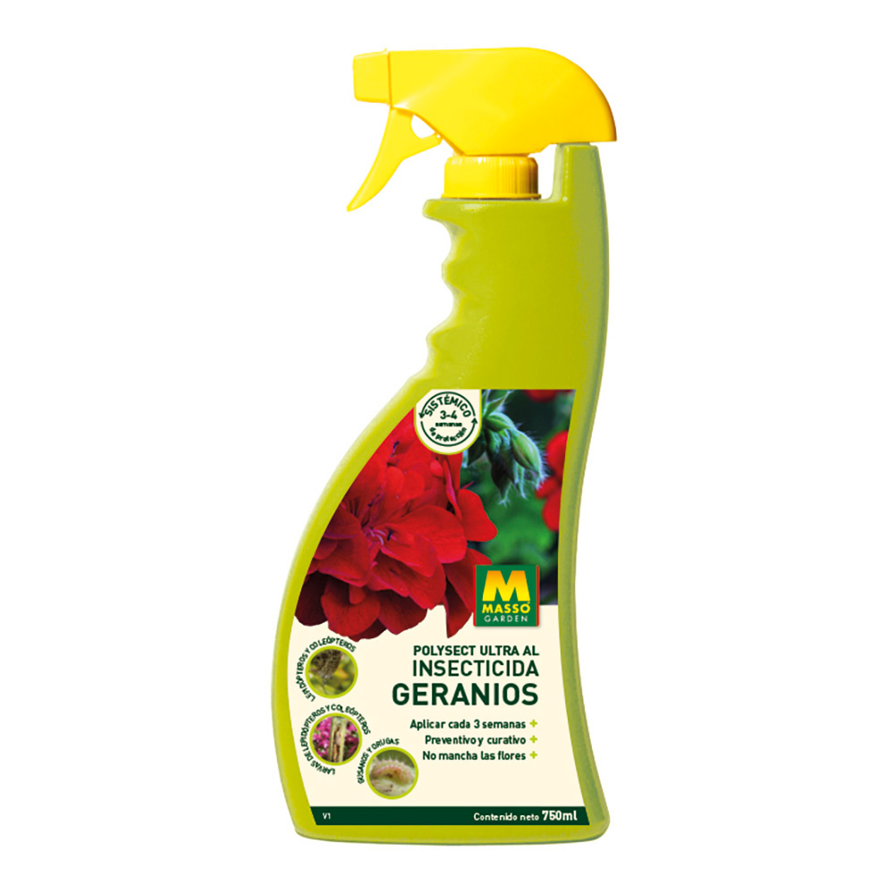 PISTOLA INSECTICIDA GERANIOS SISTÉMICO 750ml 231517 MASSÓ