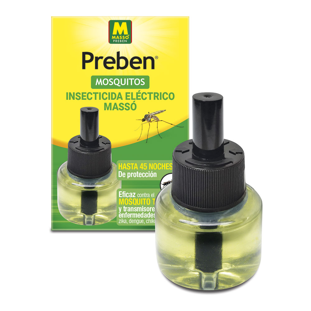 RECAMBIO 33ml INSECTICIDA PARA MOSQUITOS ELÉCTRICO PREBEN 231604 MASSÓ