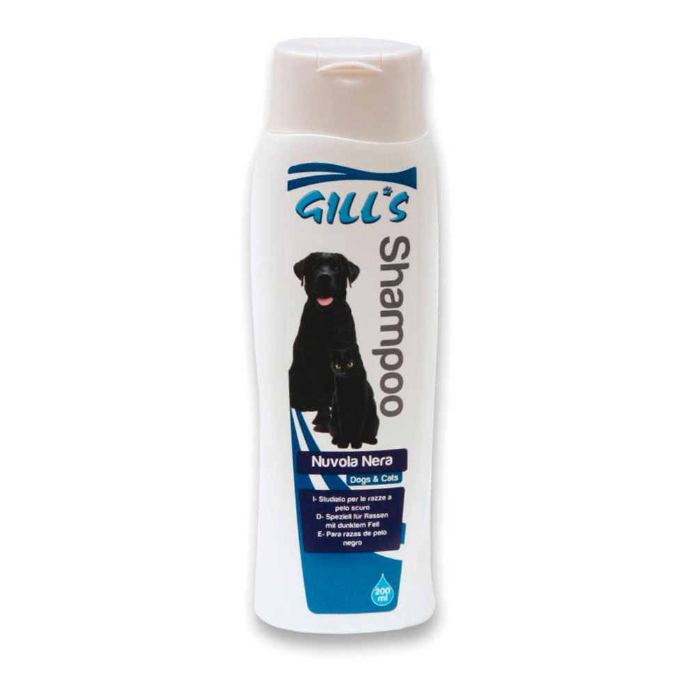 CHAMPU PARA MASCOTAS GILL'S PELO NEGRO 200ml