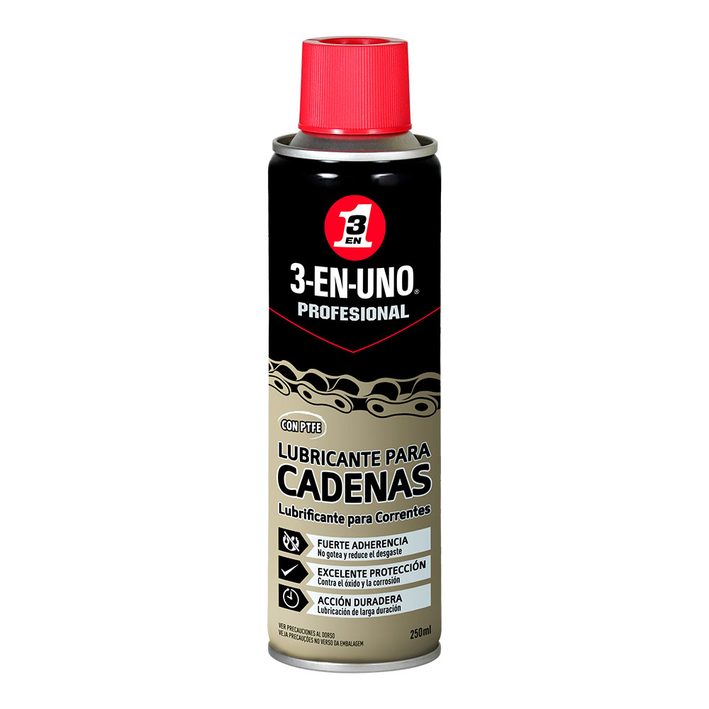 LUBRICANTE PARA CADENAS 250ml 34470 3 EN 1