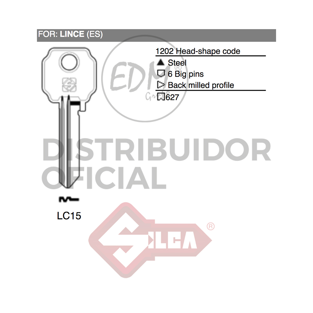 LLAVE ACERO LC15 LINCE