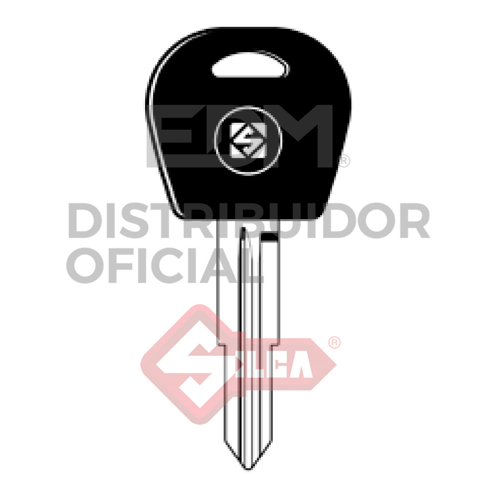 LLAVE TRANSPONDER S/CHIP - C/TAPON PARA CHEVROLET-DAEWOO, CHEVROLET USA, OPEL-VAUXHALL Y SATURN DWO5TE.