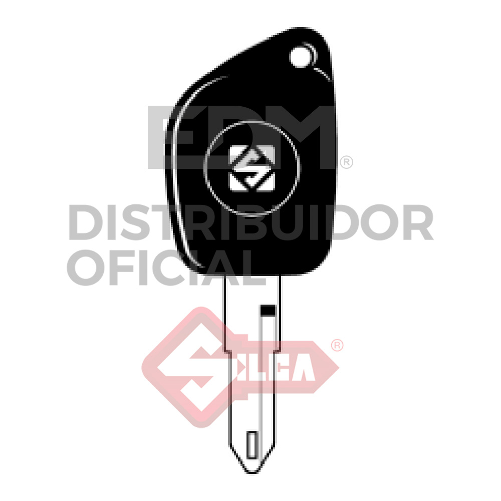 LLAVE TRANSPONDER S/CHIP - C/TAPON PARA NISSAN, OPEL, PEUGEOT, RENAULT Y RENAULT DACIA NE72ATE.