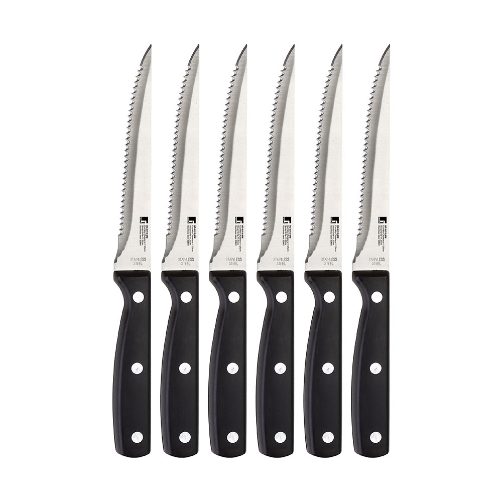 Set de cuchillos de acero inoxidable Bergner®, 6 piezas