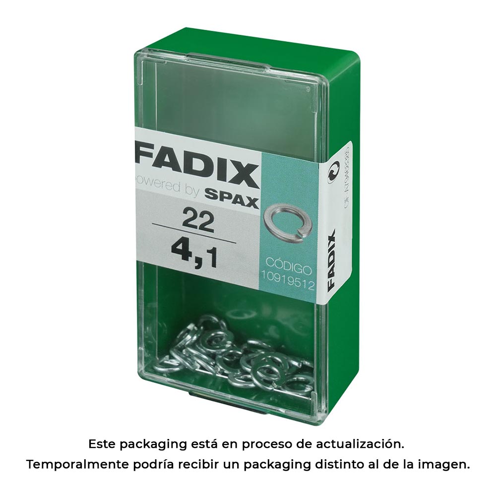 CAJA S 22 unid. ARANDELA PRESION 4,1mm FADIX