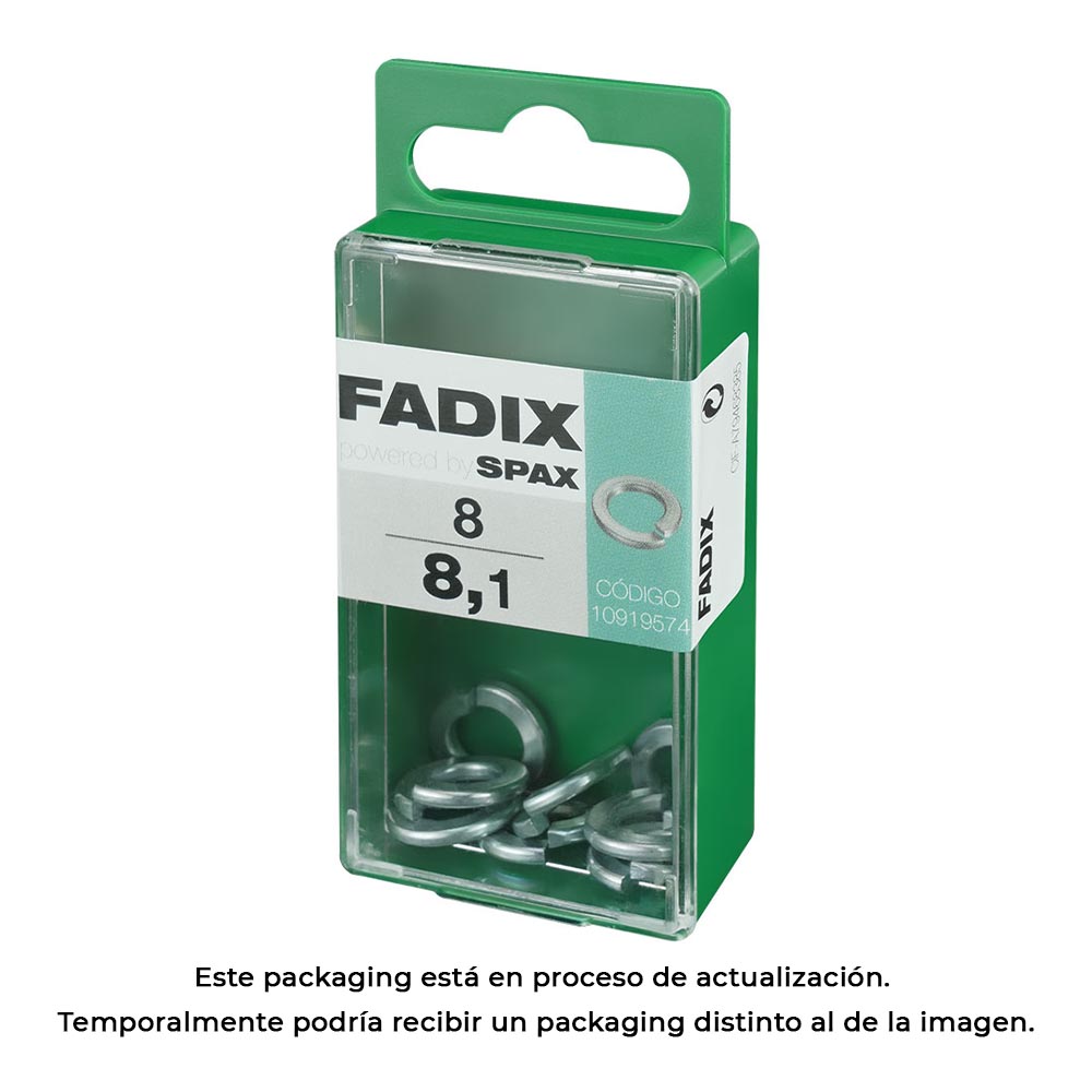 CAJA S 8 unid. ARANDELA PRESION 8,1mm FADIX