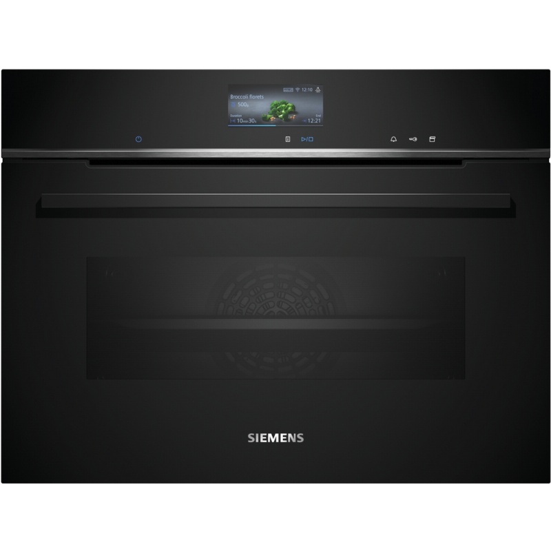 HORNO COMPACTO MULTIFUNCION CRISTAL NEGRO SIEMENS CS736G1B1