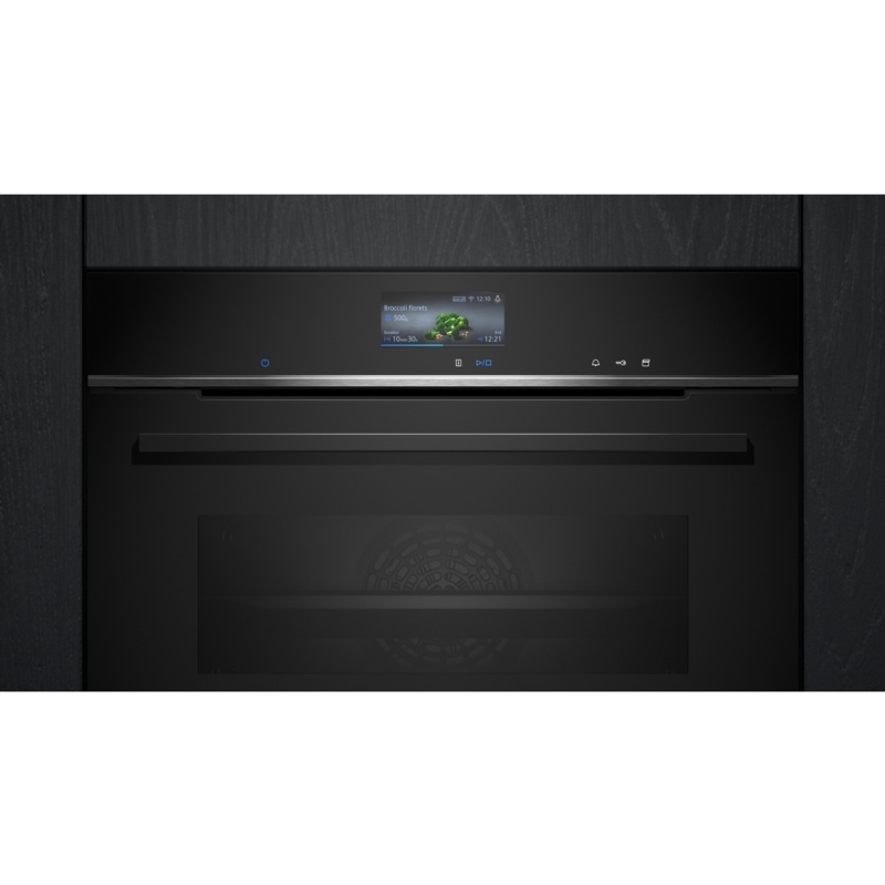 HORNO COMPACTO MULTIFUNCION CRISTAL NEGRO SIEMENS CS736G1B1 3