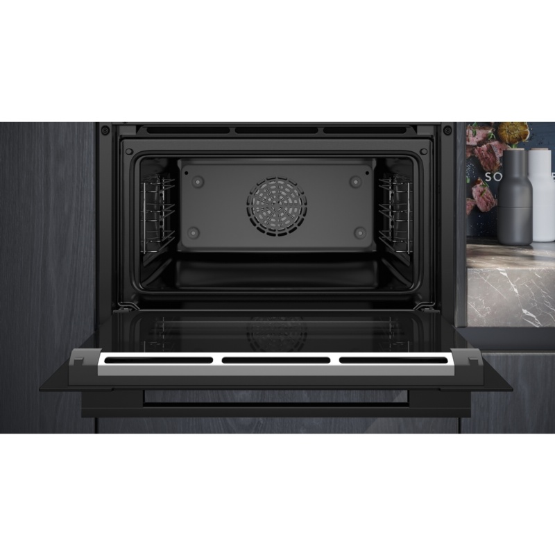 HORNO COMPACTO MULTIFUNCION CRISTAL NEGRO SIEMENS CB734G1B1 3