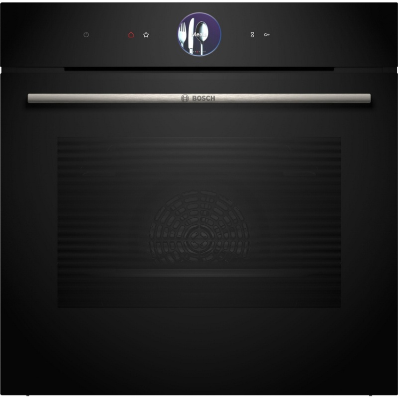 HORNO MULTIFUNCION PIROLITICO CRISTAL NEGRO BOSCH HBG7764B1