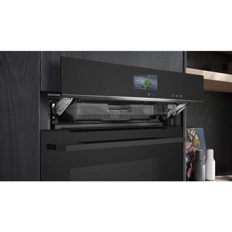 HORNO COMPACTO MULTIFUNCION CRISTAL NEGRO SIEMENS CS736G1B1 1