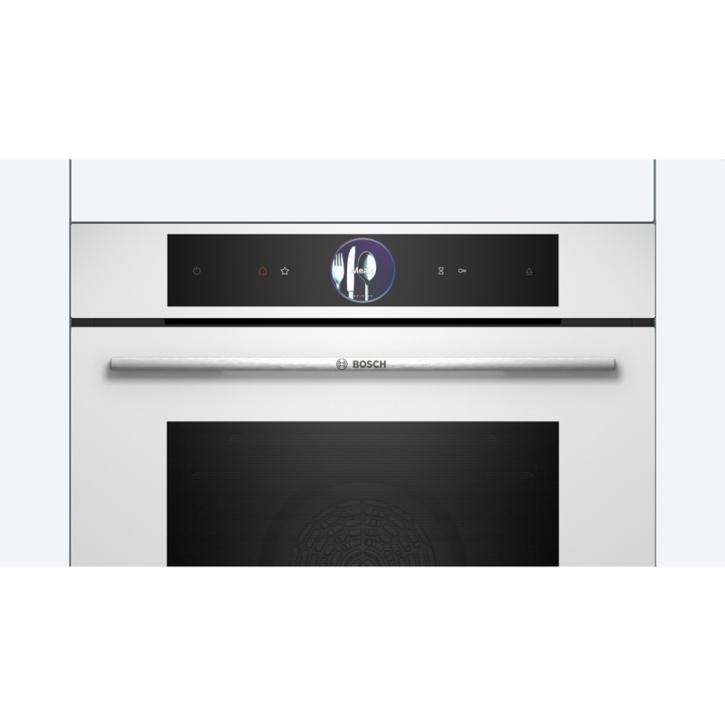 HORNO MULTIFUNCION CON VAPOR CRISTAL BLANCO BOSCH MULHSG7361W1 1