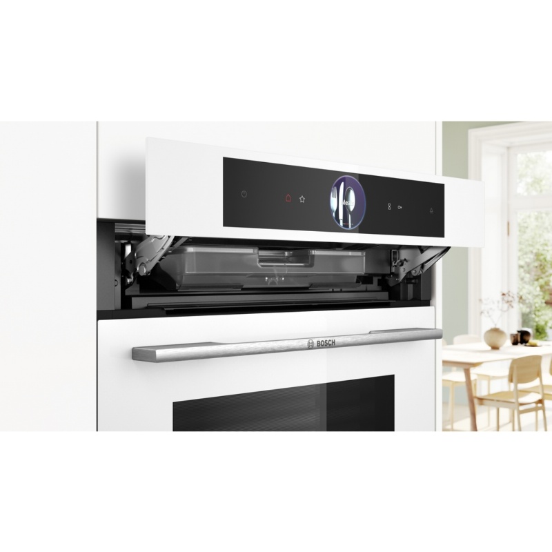 HORNO MULTIFUNCION CON VAPOR CRISTAL BLANCO BOSCH MULHSG7361W1 2