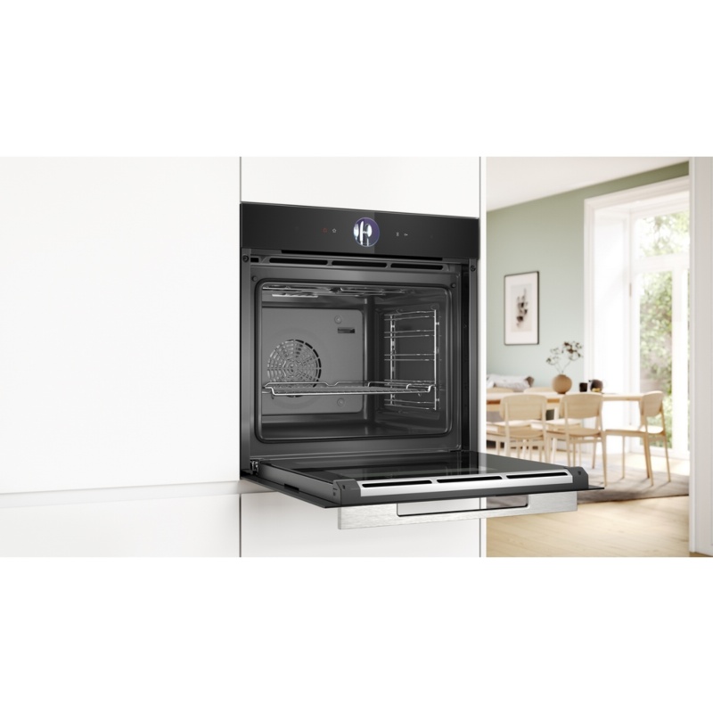 HORNO MULTIFUNCION CON VAPOR CRISTAL NEGRO BOSCH HRG7361B1 1