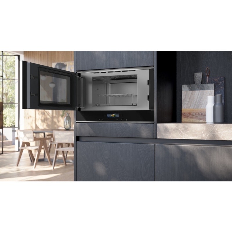 MICROONDAS INTEGRABLE CRISTAL NEGRO SIEMENS BE732L1B1 1