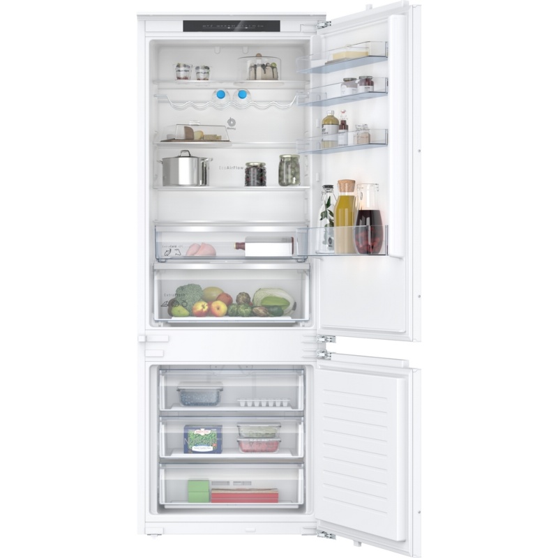 FRIGORIFICO COMBI INTEGRABLE NO FROST ANCHO 71 cm Home Connect BALAY 3KIE934F