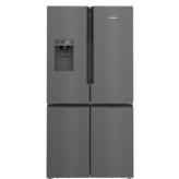 FRIGORIFICO SIDE BY SIDE NO FROST 4 PUERTAS BLACK INOX CON DISPENSADOR SIEMENS KF96DAXEA