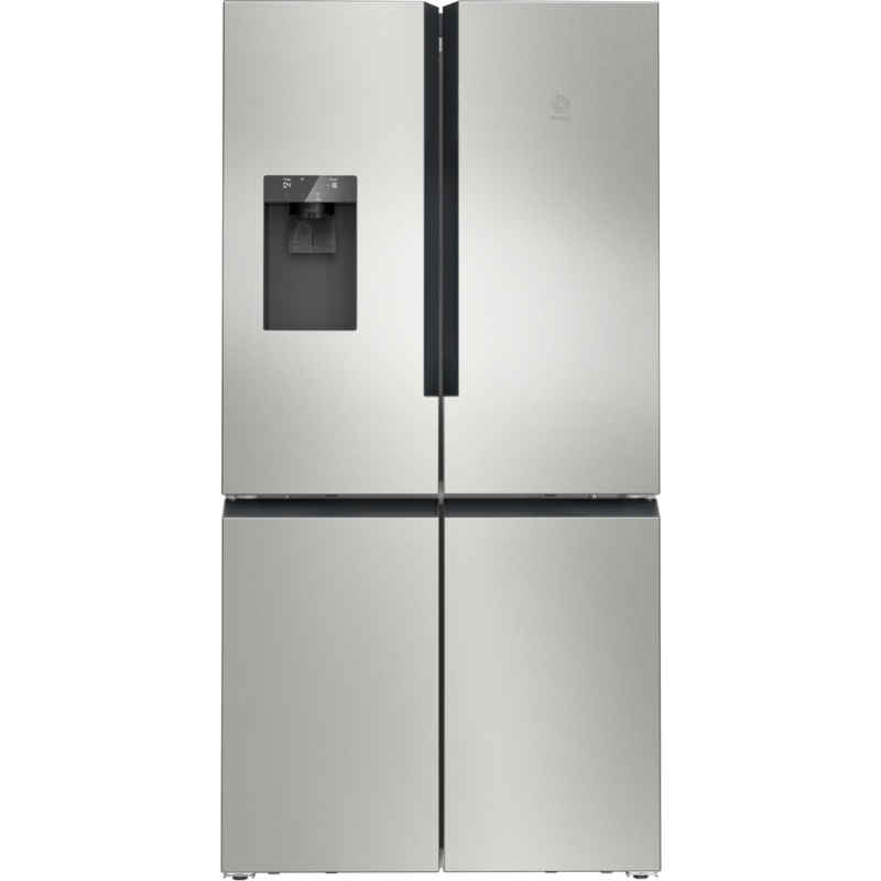 FRIGORIFICO SIDE BY SIDE NO FROST 4 PUERTAS INOX CON DISPENSADOR HIELO Y AGUA BALAY 3KME598XI