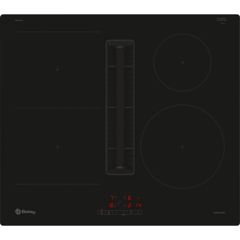PLACA INDUCCION CON EXTRACTOR INTEGRADO BALAY 3EBC963ER