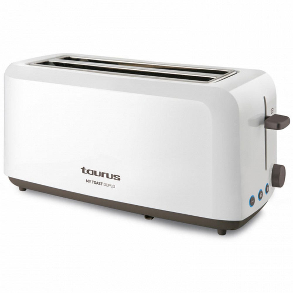 TOSTADOR TAURUS MY TOAST DUPLO 2 REBANADAS LARGA BLANCO 1450W