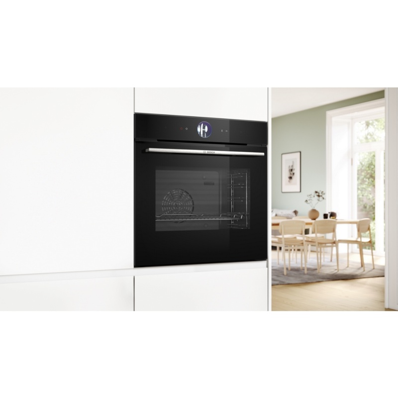 HORNO MULTIFUNCION CON VAPOR CRISTAL NEGRO BOSCH HRG7361B1 3