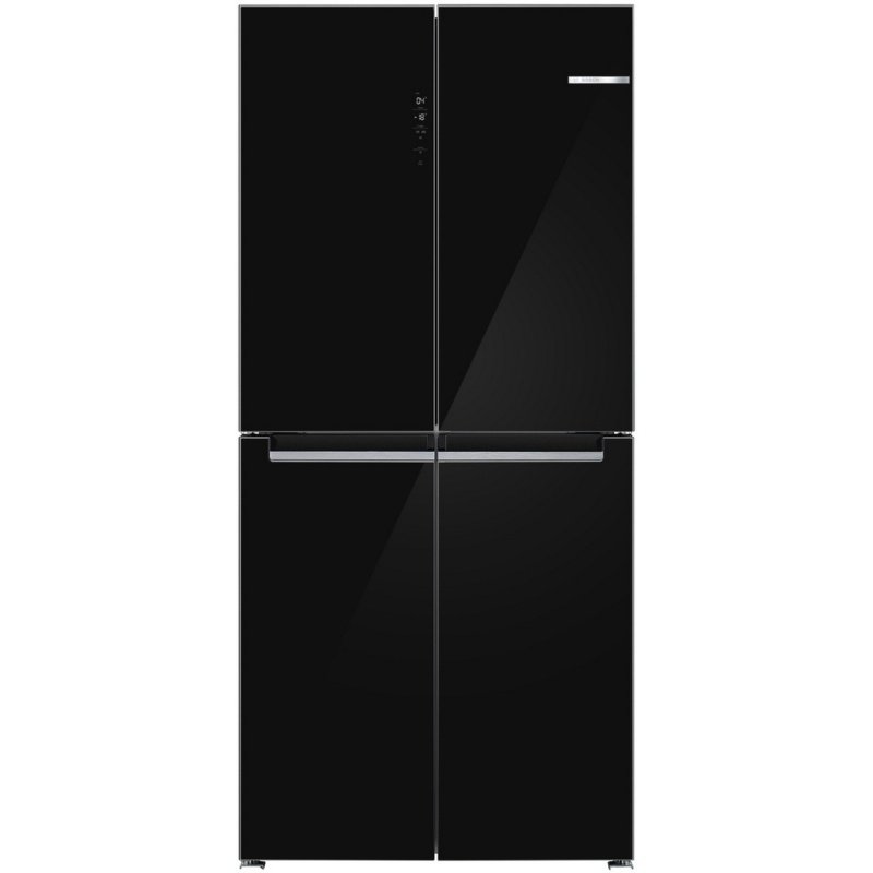 FRIGORIFICO SIDE BY SIDE NO FROST 4 PUERTAS CRISTAL NEGRO BOSCH KMC85LBEA