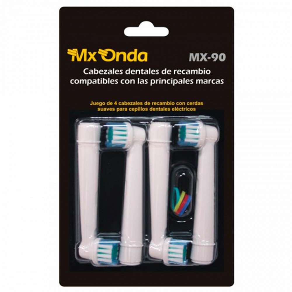 RECAMBIO DENTAL MXONDA MX90 4 CABEZAS