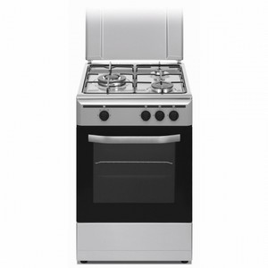 COCINA DE GAS BLANCA CON PORTABOMBONA 4 FUEGOS VITROKITCHEN CB560PBB