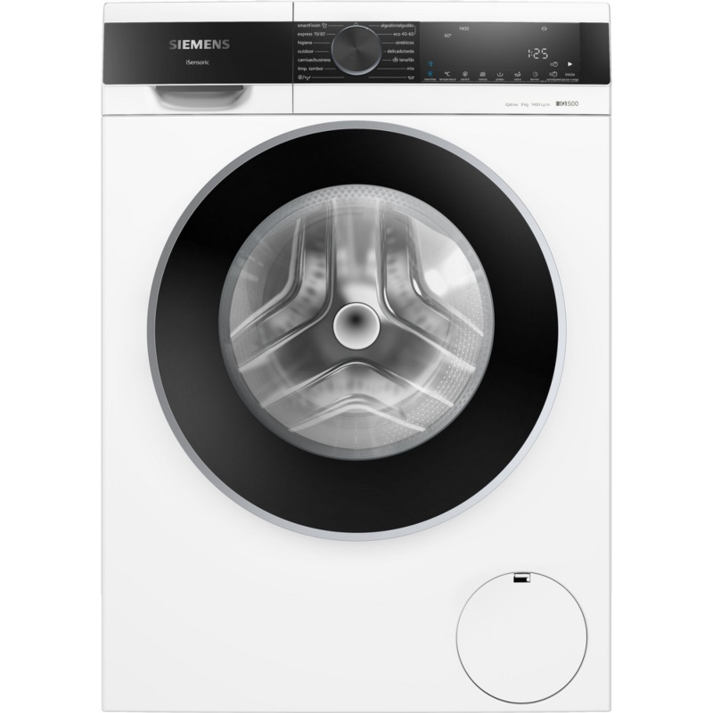 LAVADORA CARGA FRONTAL BLANCA 9 kg y 1400 rpm SIEMENS WG44G2ZAES