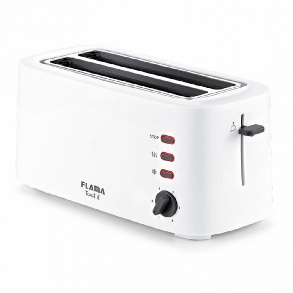 TOSTADOR FLAMA 948FL 2 REBANADAS LARGA BLANCA 1630W