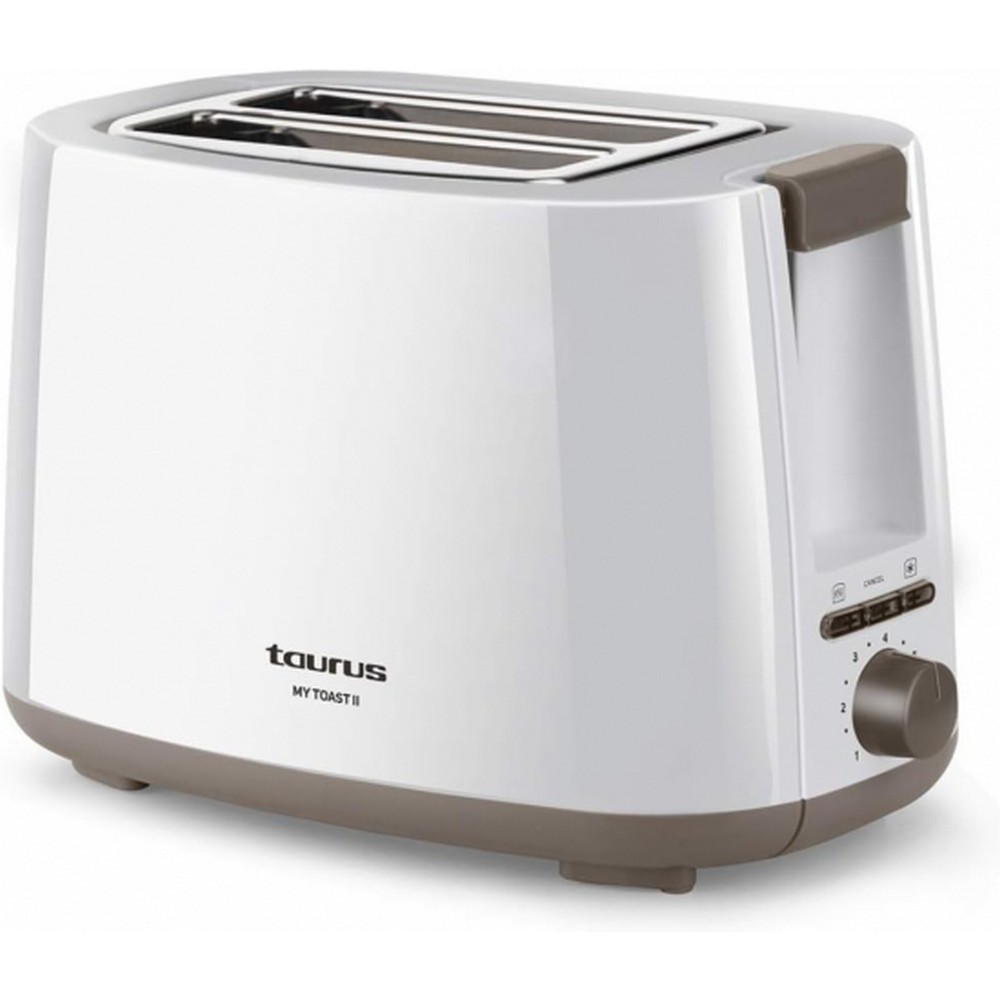 TOSTADOR TAURUS MY TOAST II 2 REBANADAS MINI BCO 750W