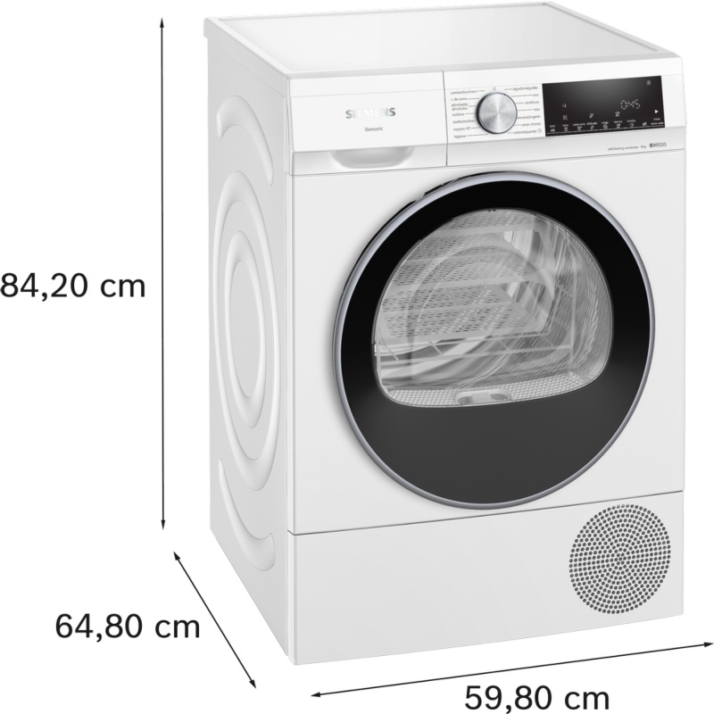 SECADORA CONDENSACION CON BOMBA DE CALOR 9 kg SIEMENS WQ45G2D0ES 2