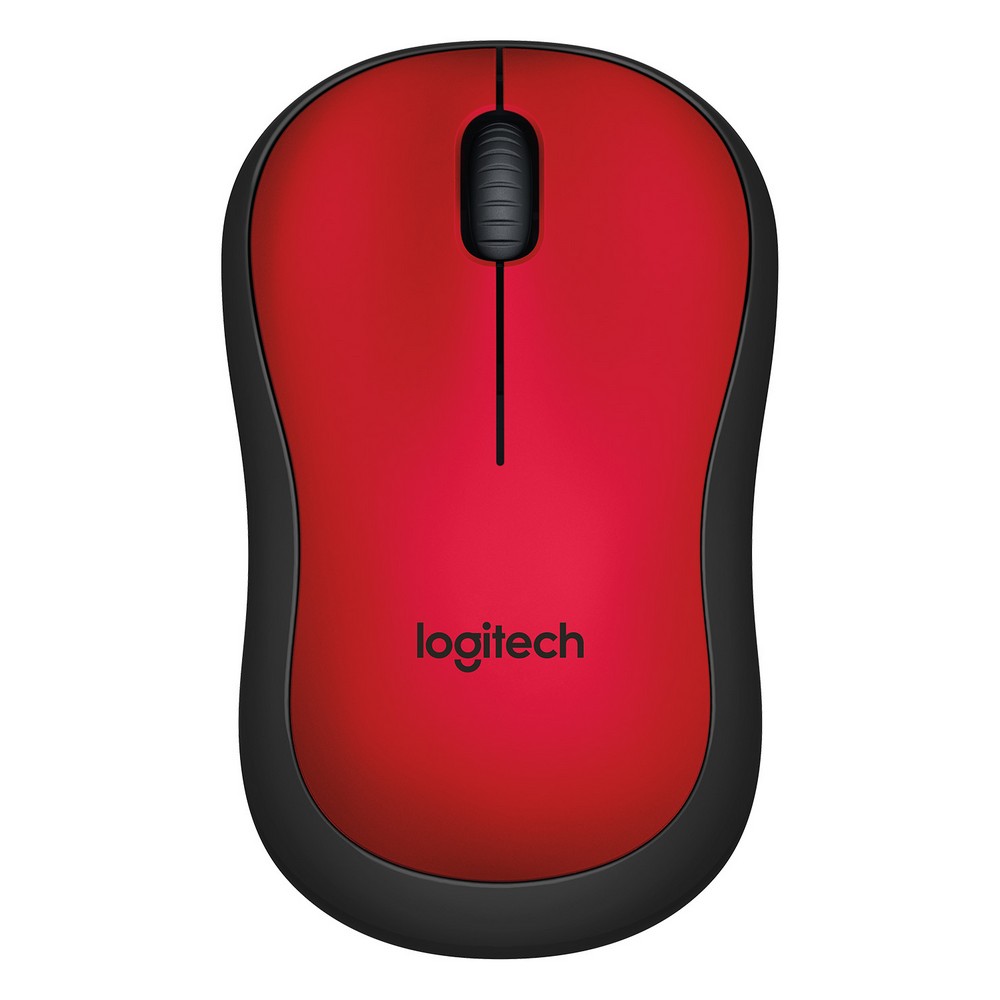 RATON OPTICO LOGITECH M220 SILENT WIRELESS ROJO