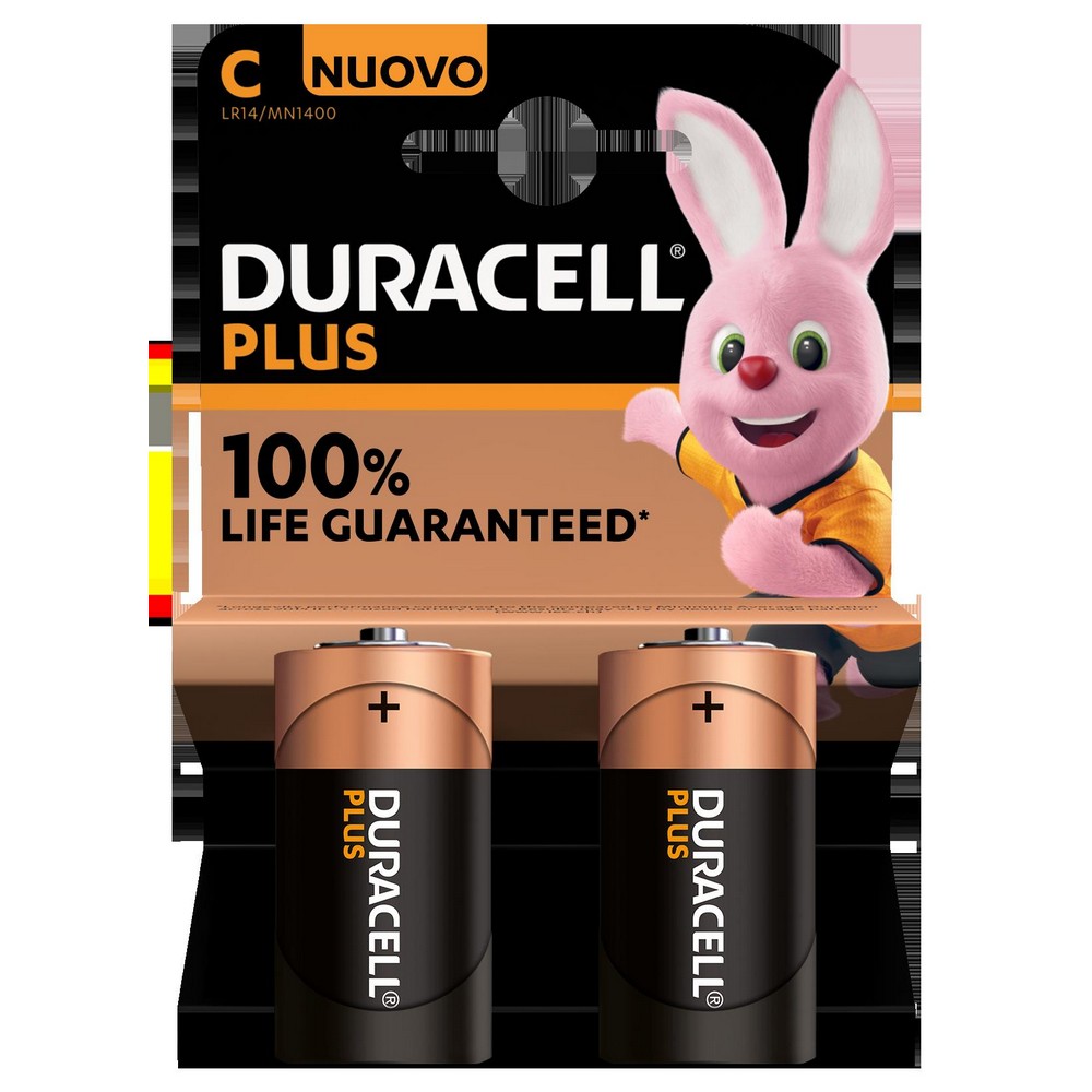 PILA DURACELL ALCALINA PLUS C LR14 K2 1 BLISTER