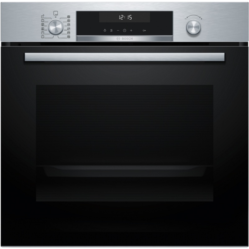 HORNO MULTIFUNCION PIROLITICO CRISTAL NEGRO-INOX BOSCH HBG578ES7