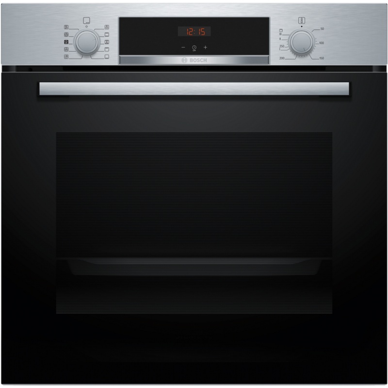 HORNO MULTIFUNCION CON FUNCION VAPOR CRISTAL NEGRO-INOX BOSCH HQA514ES3