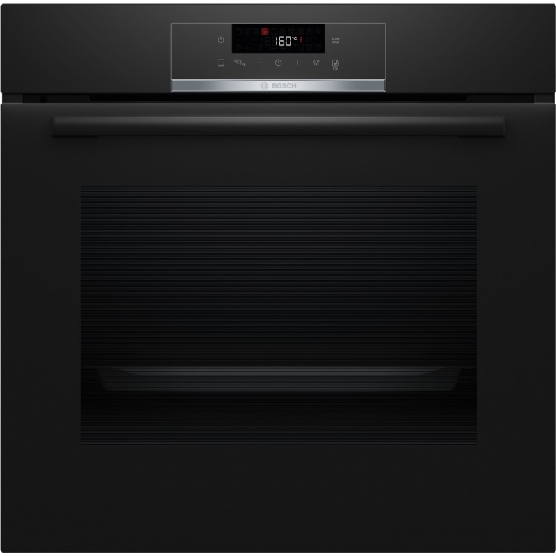 HORNO MULTIFUNCION PIROLITICO CRISTAL NEGRO-INOX BOSCH HBA572BB3F