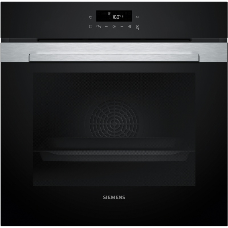 HORNO MULTIFUNCION CRISTAL NEGRO-INOX SIEMENS HB372AES3