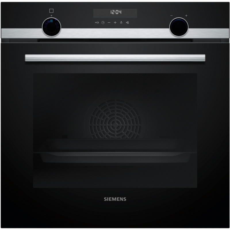 HORNO MULTIFUNCION PIROLITICO CRISTAL NEGRO-INOX SIEMENS HB578GES7