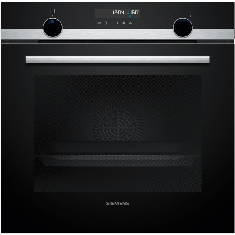 HORNO MULTIFUNCION PIROLITICO CRISTAL NEGRO-INOX SIEMENS HB578GES3