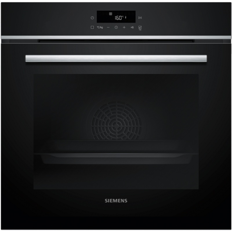 HORNO MULTIFUNCION PIROLITICO CRISTAL NEGRO-INOX SIEMENS HB572AES3