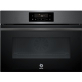 HORNO COMPACTO MULTIFUNCION PIROLITICO CRISTAL NEGRO-GRAFITO BALAY 3CB4821G3