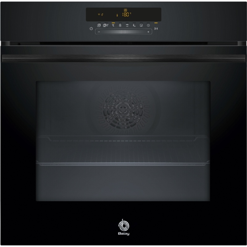 HORNO MULTIFUNCION PIROLITICO CRISTAL NEGRO BALAY 3HB5879N7