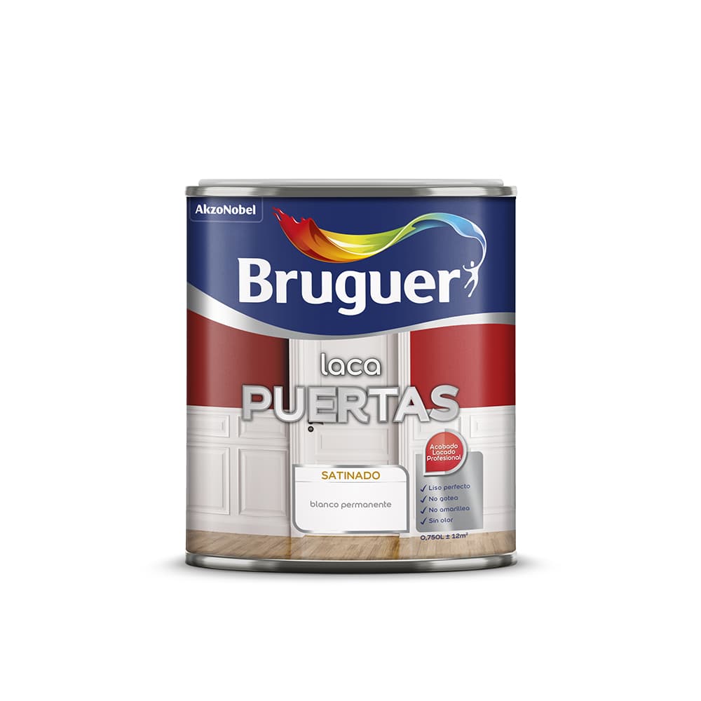 LACA PARA PUERTAS BLANCO PERMANENTE 0,75L 5297934 BRUGUER