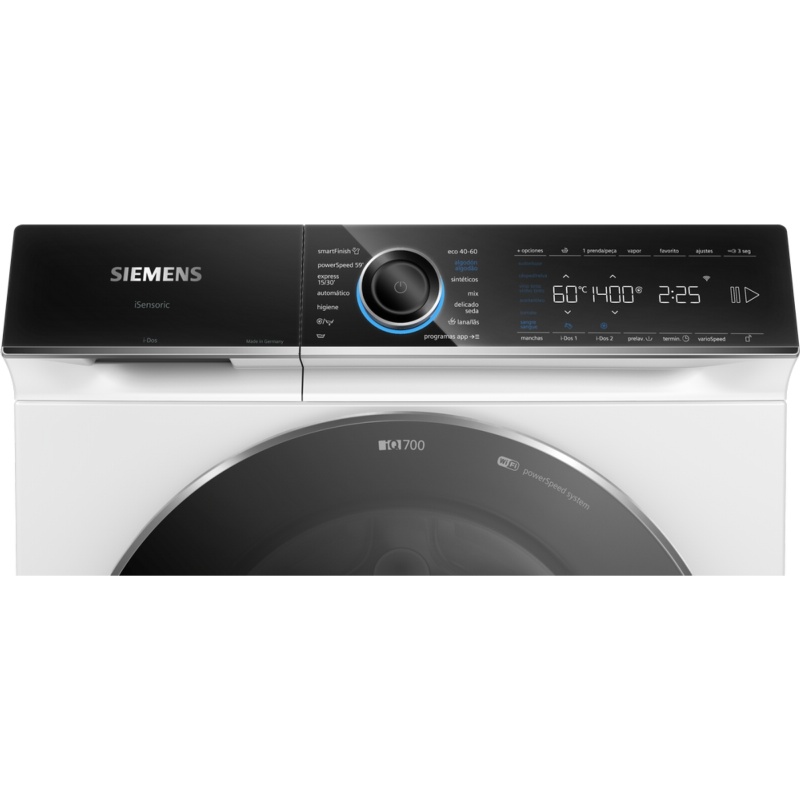 LAVADORA CARGA FRONTAL BLANCA 10 kg y 1400 rpm SIEMENS WG54B2A1ES 1