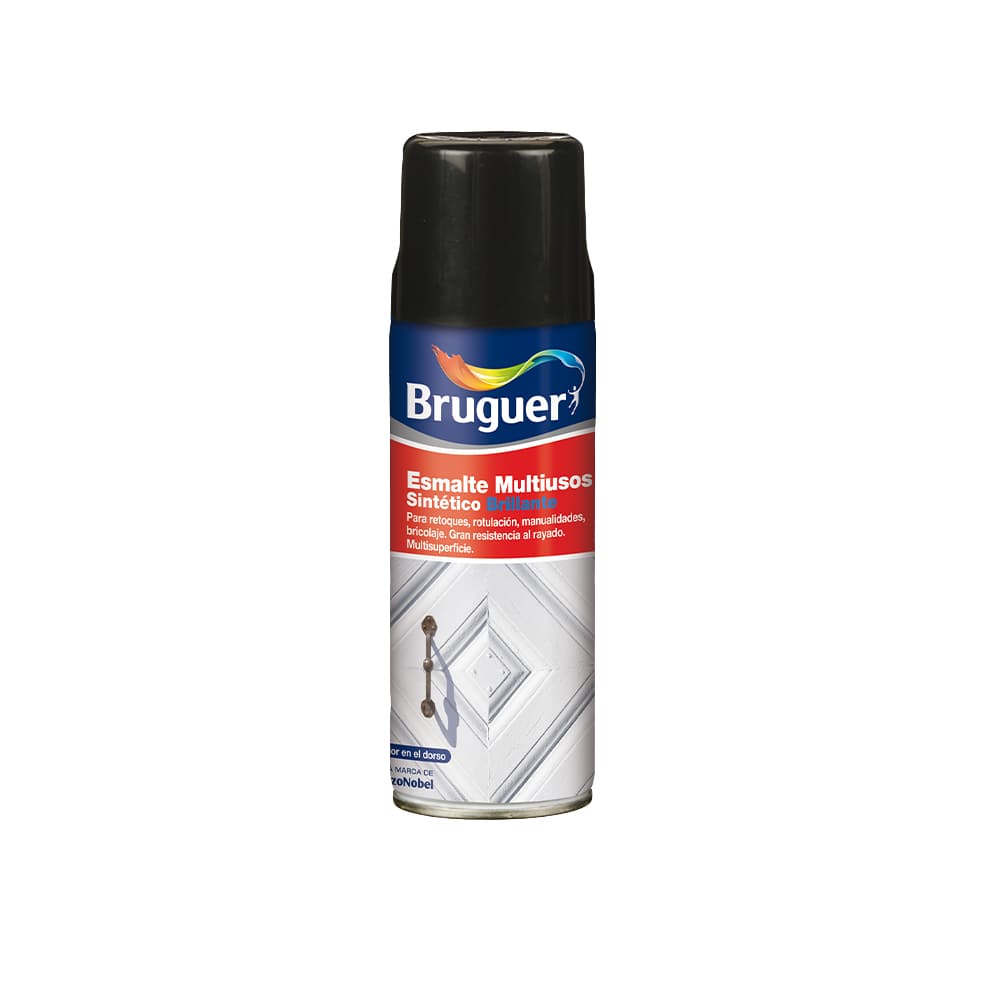 ESMALTE MULTIUSO SPRAY BRILLANTE BLANCO 0,4L 5197974 BRUGUER