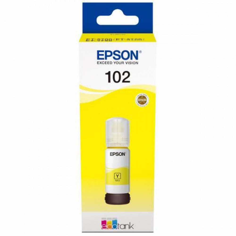 TINTA EPSON 102 ECOTANK AMARILLA C13T03R440