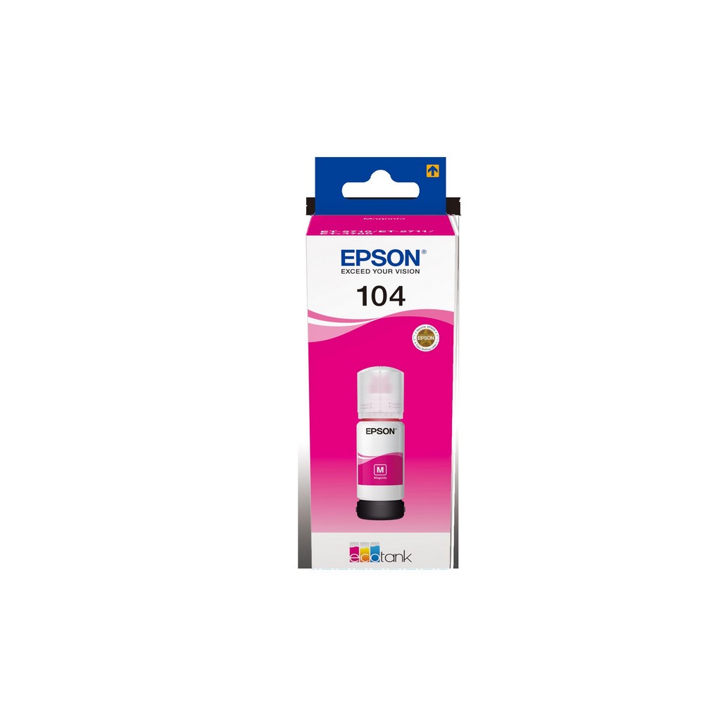 TINTA EPSON 104 ECOTANK MAGENTA C13T00P340