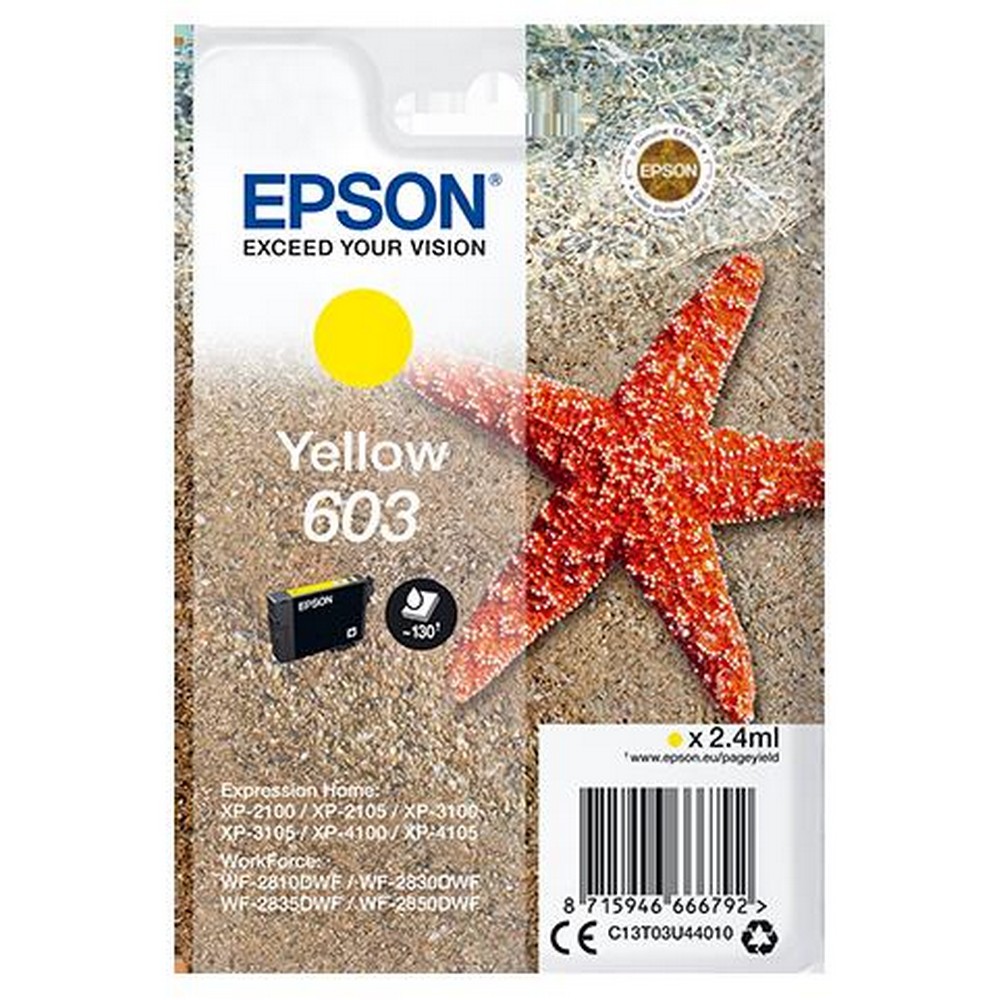 TINTA EPSON 603 AMARILLO C13T03U44010