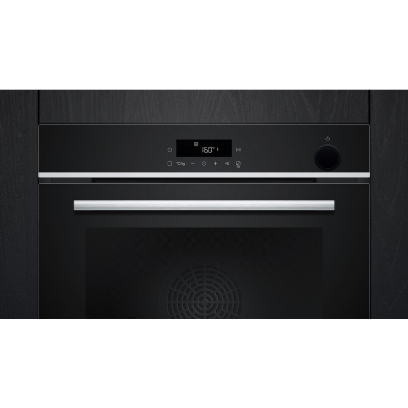 HORNO MULTIFUNCION PIROLITICO CON FUNCION VAPOR CRISTAL NEGRO-INOX SIEMENS HR572GBS3 1